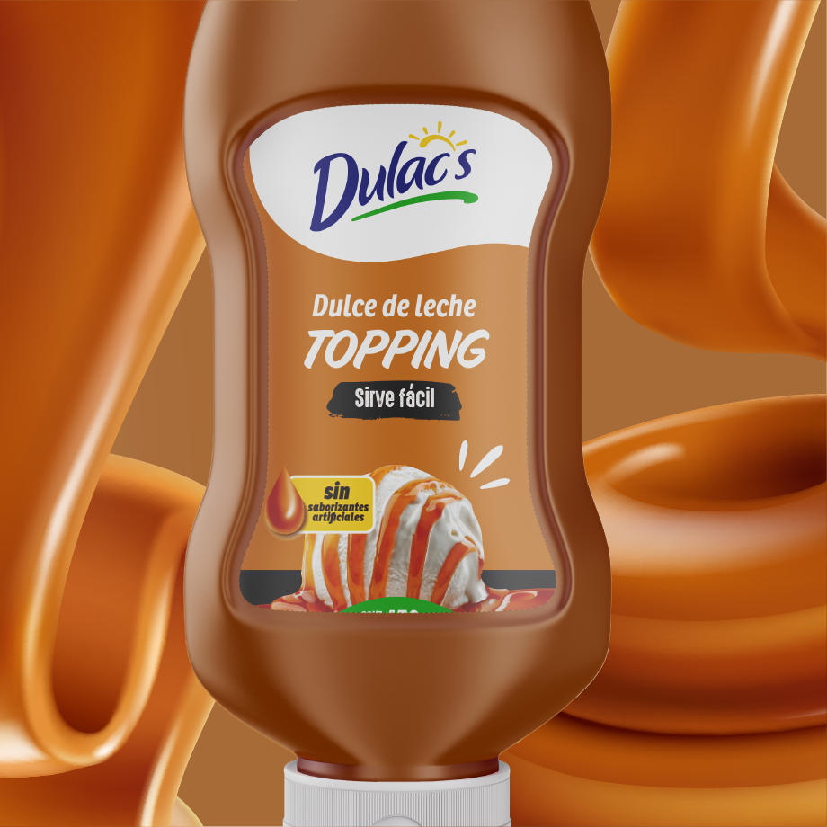 Diseño de Packaging para el proyecto Dulce de Leche Topping Dulacs
